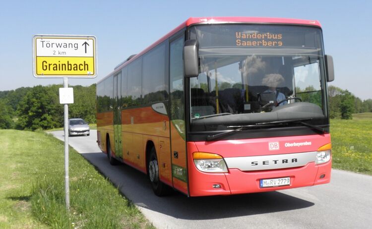 Wanderbus Ortsschild Th